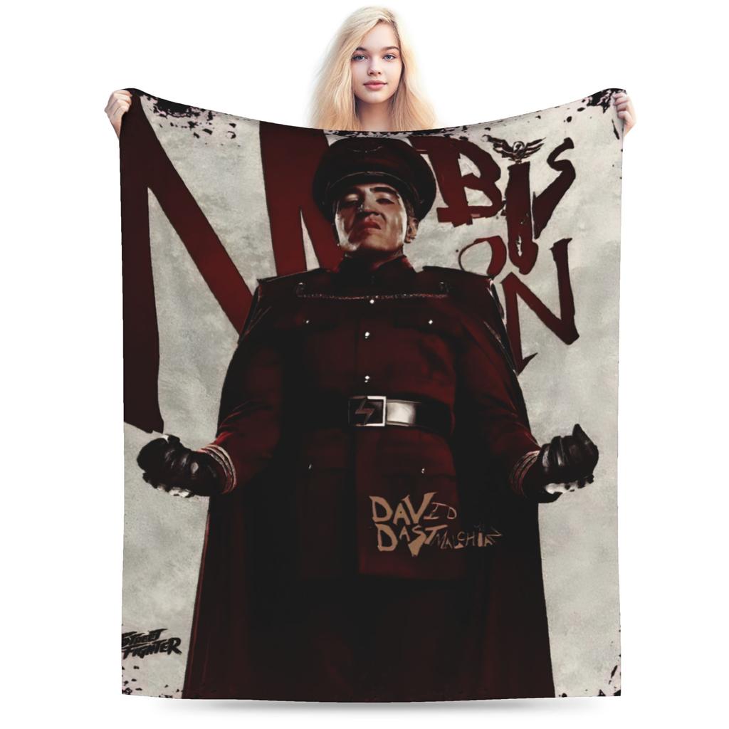 Streets Fighters Movie Blanket Coral Fleece Plush Relax Ultra-Soft Throw Blanket for Bedroom Plush Thin Quilt
