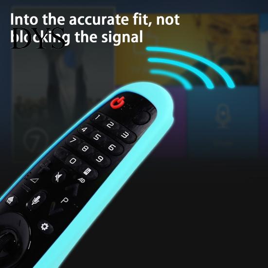 Remote Control Cover Case Wear-resistant Anti-slip Texture Silica Gel Silicone Stain-resistant Protective for LG AM-MR650A