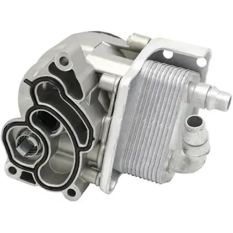 11427508966 Engine Oil Cooler Oil Radiator Oil Cooler Assembly Compatible with BMW E81 E82 E87 E88 116i 118i 120i E46 E90 316i 318i 320i N46