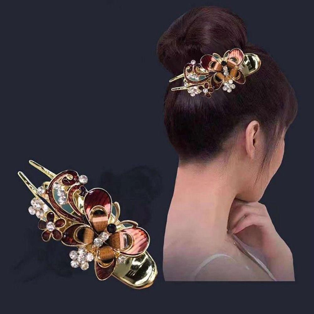 Werkzeuge Koreanischer Stil Haarnadel Schmetterling Haarspange Strass Schnabelspange Weibliche Haaraccessoires