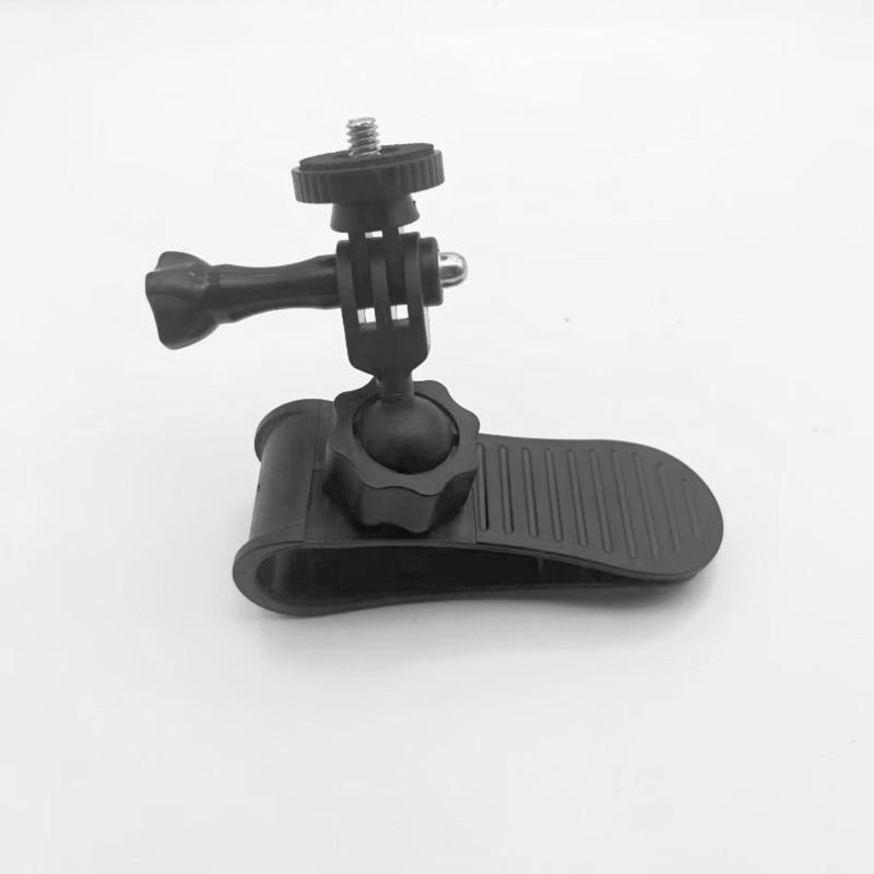 Verstellbare Auto-Sonnenblenden-Kamera-Halterung mit 360-Grad-Drehung für Sportkameras, Schnellspannclip, Universelle Kompatibilität