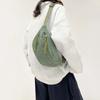 Women Waist Pack Large Capacity Corduroy Fanny Pack Street Style Chest Bag Fashi Shoulder Crossbody Bags Casual Waist Belt Bag