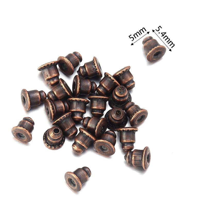 100-200pcs/Lot Rubber Ear Backs Stopper Earnuts Stud Earring Back Supplies For DIY Jewelry Findings Making Accessories Wholesale