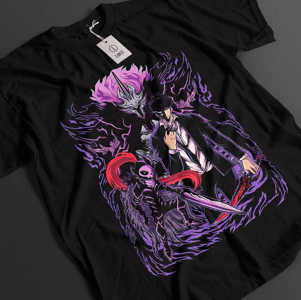 Solo Leveling Shirt Sung Jinwoo Tshirt Haein TShirt Beru Top Igris Anime S