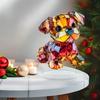 Acrylic 2D Colorful Dog Statue Art Craft Desktop Ornaments Christmas Home Decoraction Gifts