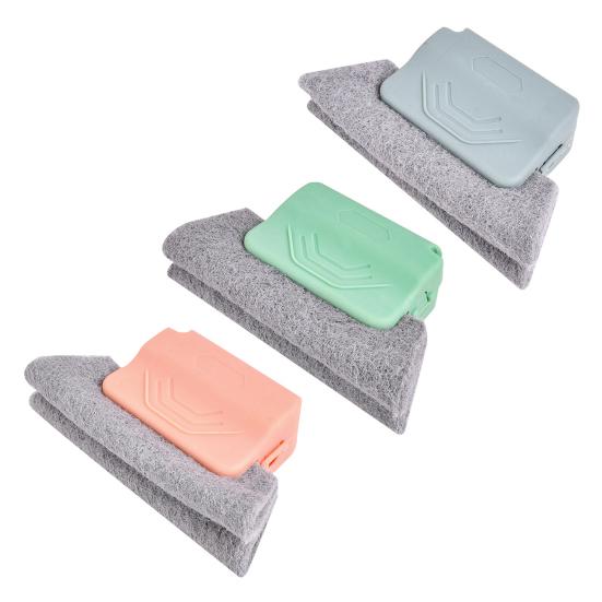 Window Track Cleaner Brush Compact Design Gap Cleaning Brush Hand-held Groove Cleaning Tools Window Cleaner