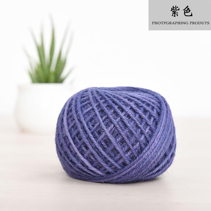 Handmade Hemp Rope, Multi-Colored Decorative Rope, Retro Woven Binding Rope Diy Photo Wall, The Wonder Of Colored Wool Ball Sails