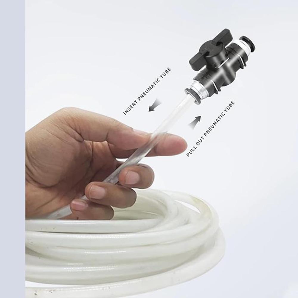 Type BUC 4mm 6mm 8mm 10mm 12mm Pneumatic Push In Quick Joint Connector Hand Valve To Turn Switch Manual Ball Current-limiting