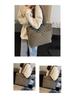 Large Diamond Lattice Cotton Padded Women's Tote – Autumn/Winter Casual Fashion Handbag
