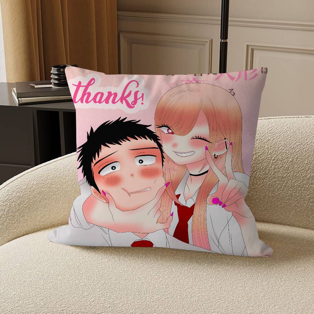 Аниме Мой нарядный D-Darling Кленовый дизайн Наволочка Счастливый Осенний Урожай декор Праздничный декор Наволочка 12x12Inch