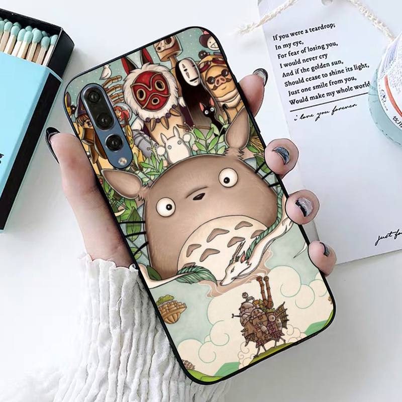 

Чехол для телефона Miyazaki Hayao Spirited Away Totoro для Huawei P30 40 20 10 8 9 lite pro plus Psmart2019 Huawei P30