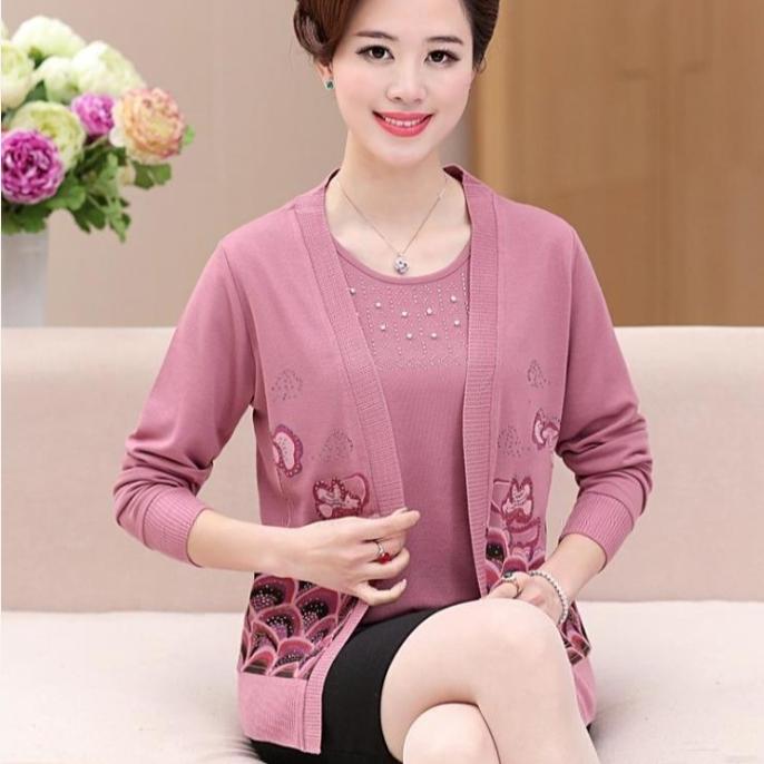 

Женский вязаный кардиган из 2 предметов, весна/лето-осень + трикотажная футболка с коротким рукавом, комплект из двух предметов, большой размер, открытая спереди трикотажная куртка 4XL кирпич красный