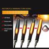2pcs Multi-functional Motorcycle Turn Signal IP68 12V LED Portable Line Strip Running Horse Indicator Taillight Flash