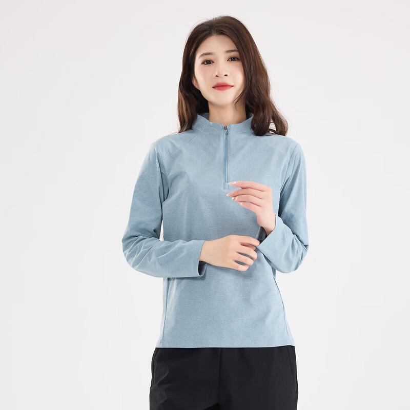 Vepeal Couple's Fashion Stand-Collar Long-Sleeve T-Shirt