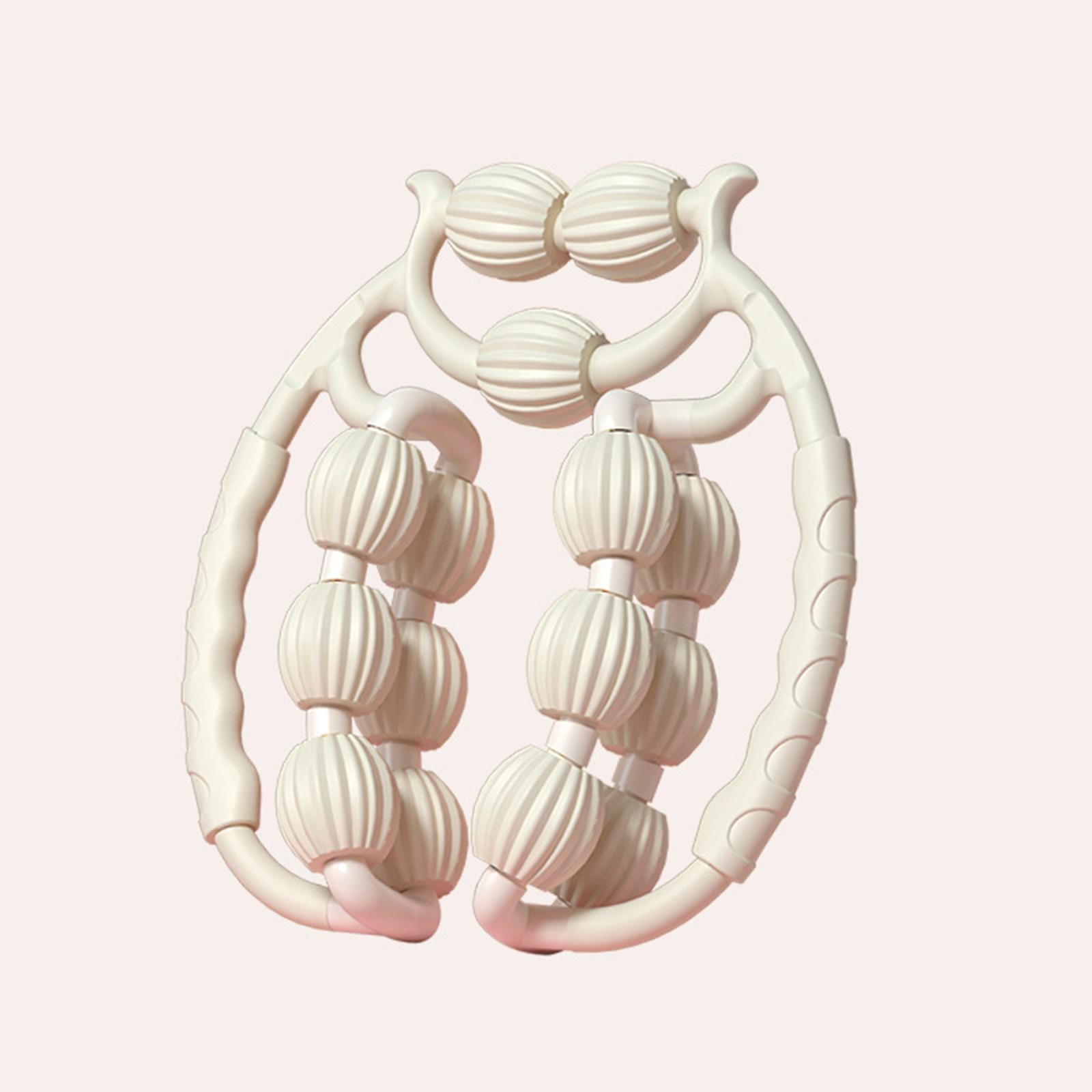 

Массажер для ног, роликовый, инструмент для глубокого массажа тканей, пенный ролик, портативное фитнес-оборудование для помещений One Size белый