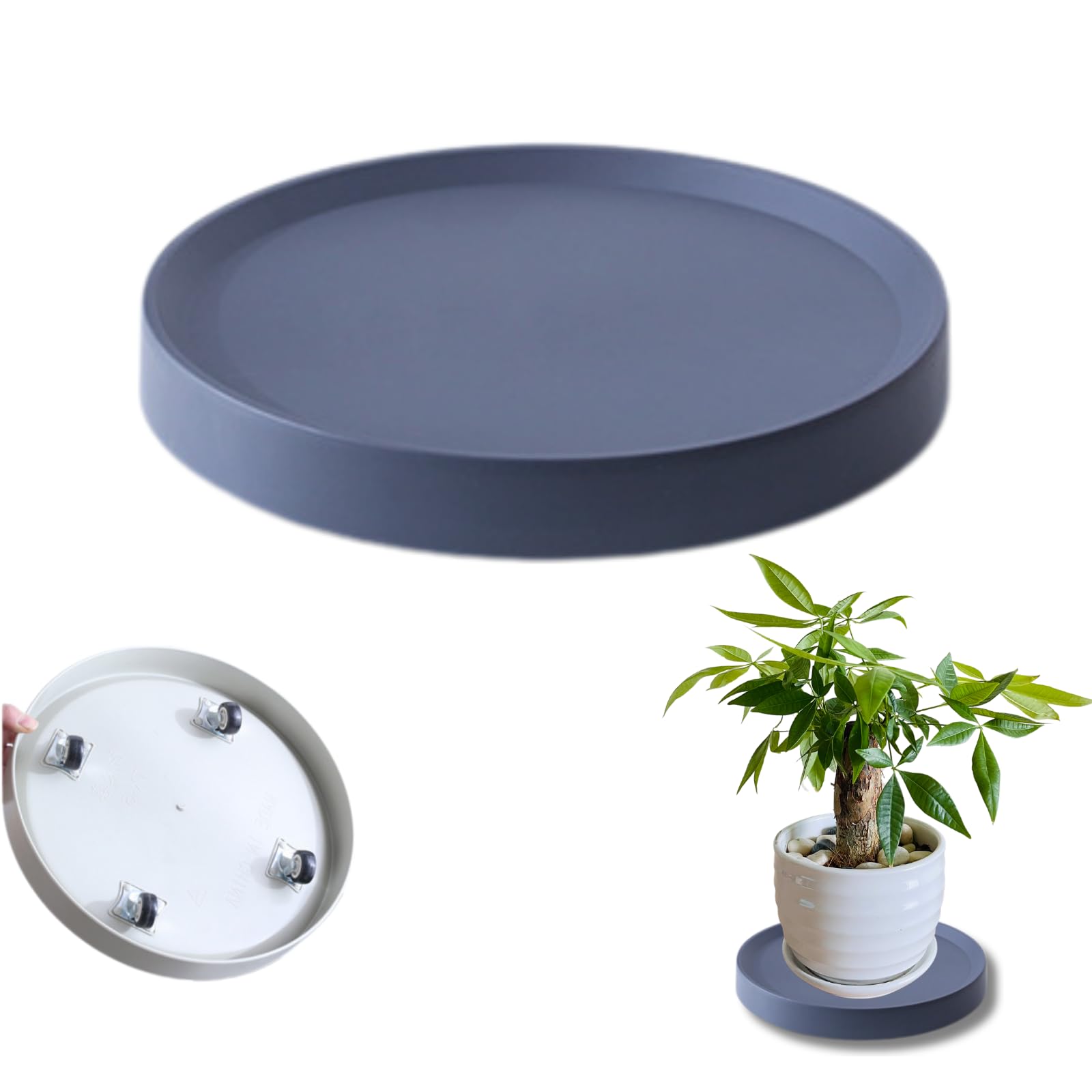 

СЧАСТЛИВЫЙ САХАР Подставка для комнатных растений с цветочным горшком Горшок Кашпо Держатель для цветочного горшка Садоводство Колесики, Подставка, Блюдце, Подставка, Подставка, Подставка, Тарелка, 360°