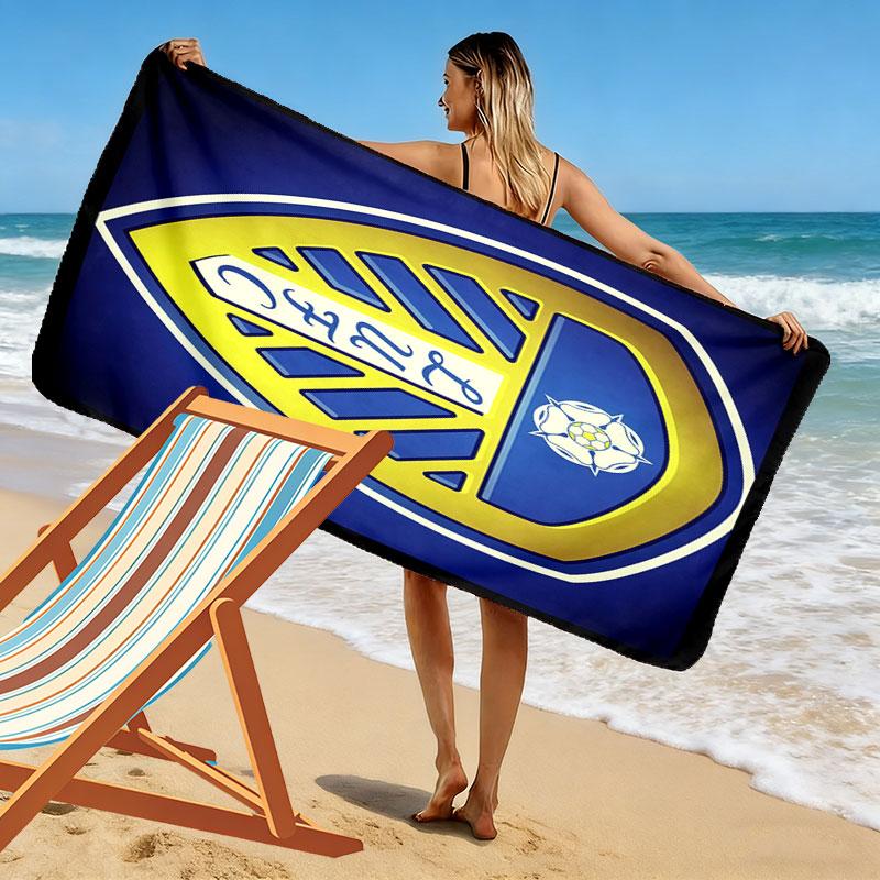 LUFC Poster Strandtuch, Großes Weiches Schnelltrocknendes Handtuch für Strand Camping Schwimmen