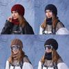 Knit Hat And Scarf Set For Women With Fleece Lining Winter Warmth And Protection