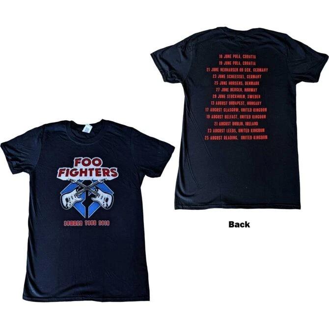 Foo Fighters T-T-Shirt: Concrete & Gold 2019 European Tour 4XL