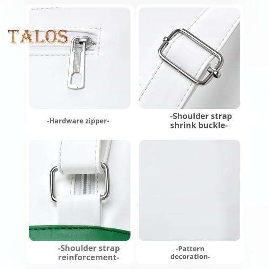 Tennistasche, Tennis-Sling-Umhängetasche, große Kapazität, Kunstleder, Schlägertasche für Badminton- und Pickleball-Schläger