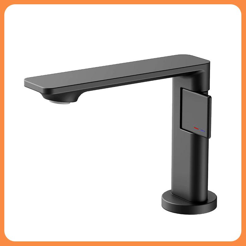 

Gold Bathroom Basin Faucet Gray Single Lever hot and cold Unique Design Crane Brass Sink mixer Black Chrome Gray Tap чёрный