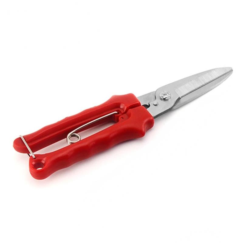 Stainless Steel Curved Straight Branch Scissors Garden Tools Fruit Picking and Pruning Scissors Fruit Picking Tool