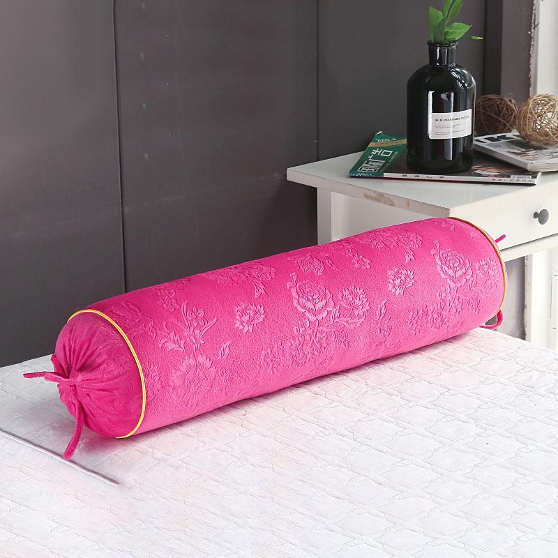 Față de pernă rotundă 60 cm Salon de frumusețe Pat Canapea Canapea Scaun Față de pernă Picior Spătar Gât Husă de pernă Fără umpluturi