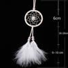 32 Types Dream Catcher Car Mini Pure White Feather Wind Chimes Wall Hanging Decor Handmade Catcher Feather Pendant Decoration