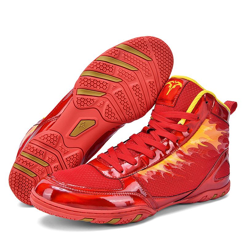 Men's Non-Slip Wear-Resistant Martial Arts Shoes for Boxing, Taekwondo, Muay Thai, and Sanda