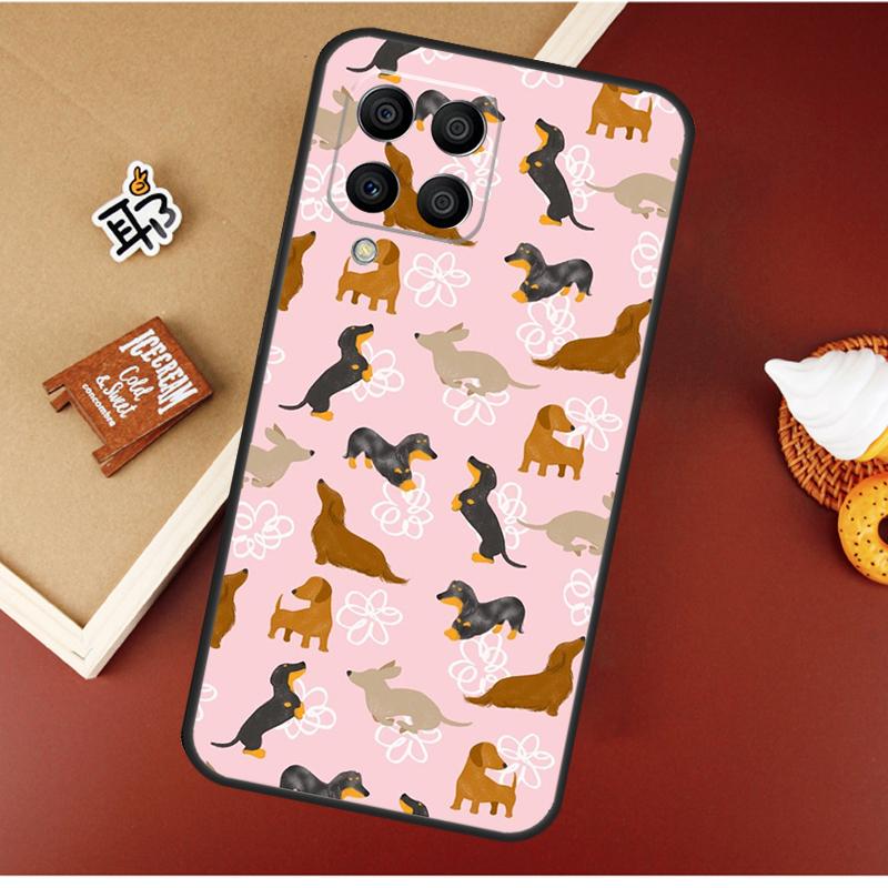 Dachshund Dackel Dog Case For Samsung Galaxy M16 M36 M56 M06 M52 M32 M12 M54 M34 M14 M35 M55 M15 M11 M31 M13 M53