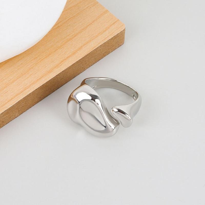 Two Hands Than Heart Rings Punk Gothic Hip Hop Band Jewelry Charm Gift Statement Promise Anniversary Ring for Women Men