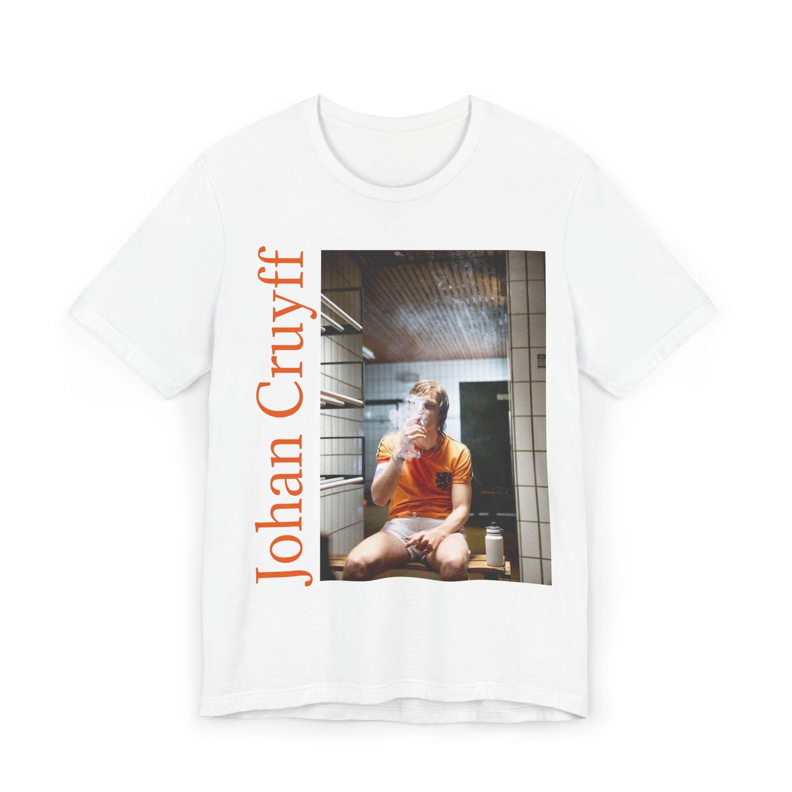 Johan Cruyff T-Shirt: Vintage Soccer Legend Tee S