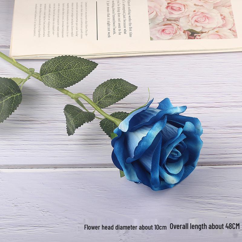 Luxury Silk Rose Arrangement for Valentine's Day - Elegant Artificial Flowers for Living Room Decor.