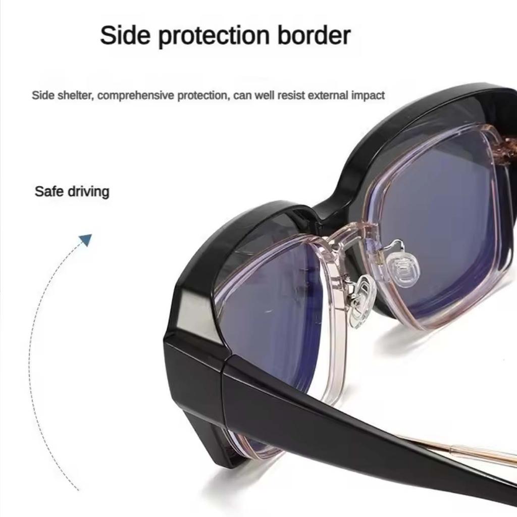 Sunglasses Myopia Glasses Cover Polarized Sunglasses Folding Fit Over Glasses Men Women UV400 Wear VOPHA