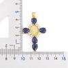 Nidin Hot Selling Women Hip-hop Punk Style Zircon Cross Virgin Mary Pendant Necklace Fashion Sweater Chain Personalized Jewelry