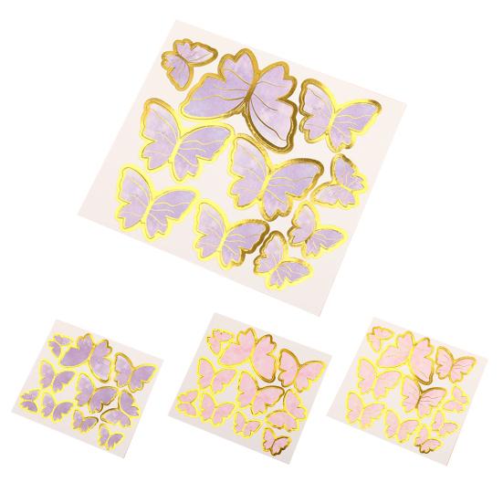 1 Set Cake Toppers Handmade Exquisite Paper Butterfly Cake Topper Ornament for Birthday Cake Decoration