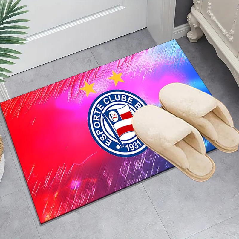 1PC Bahia Fc Crest Design Rug Game Carpet, Floor Mat for Bedroom Living Room Entryway Rug, Home Decor Idea Gift for Christmas birthday