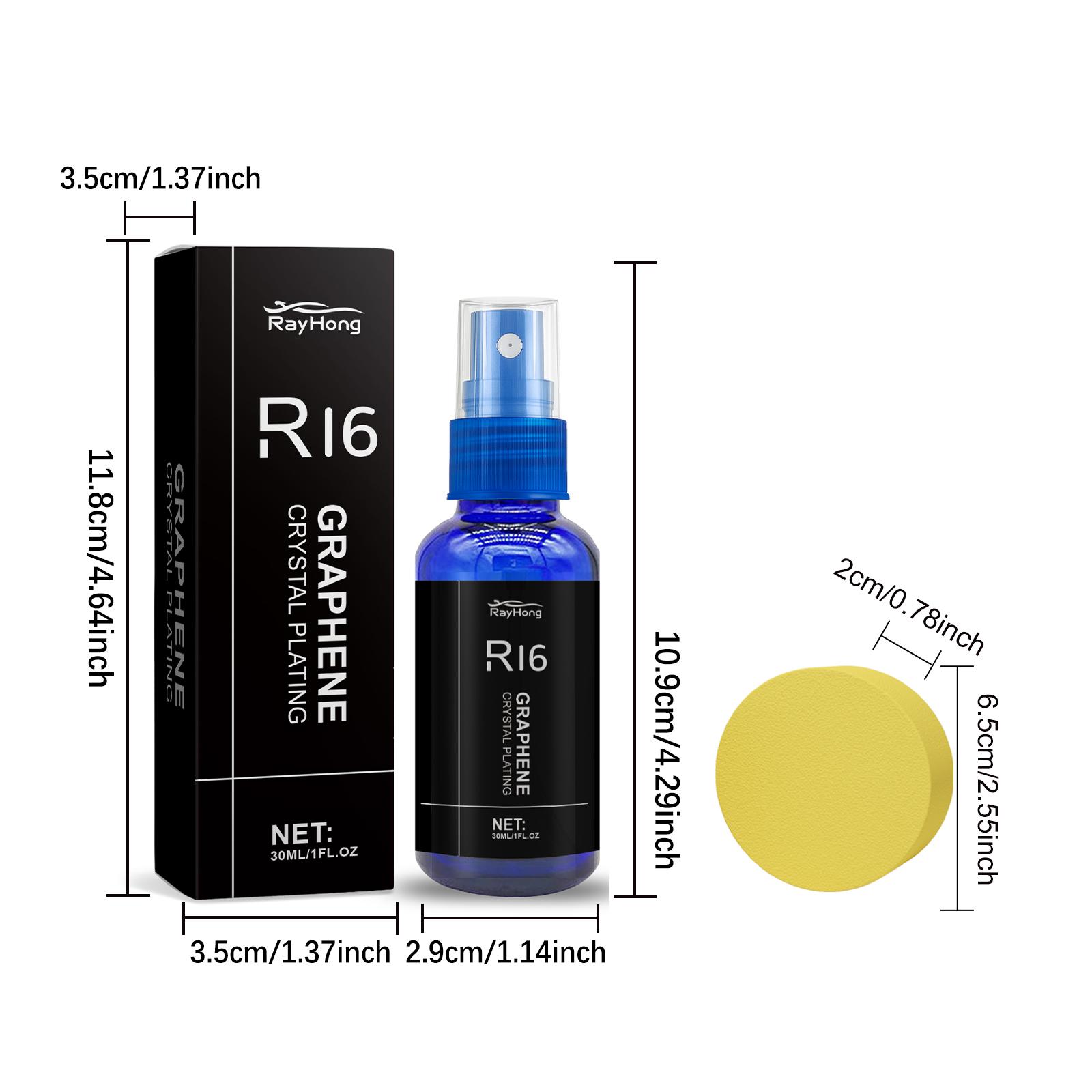 Rayhong 30ml Car Interior Plastic Renovation Spray Package Car Interior Bright Care Without Damaging Material Coating Protection