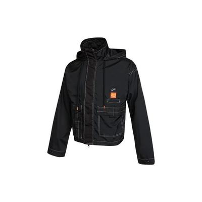 KD Swoosh Embroidered Woven Basketball Jacket Men Outerwear Black CV2404-010