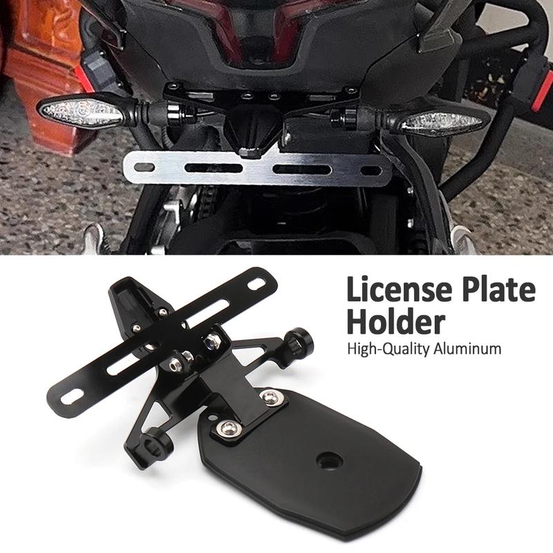 Motorcycle Rear License Plate Mount Holder Aluminum Bracket Accessories For CFMOTO 450 SR 450SR 450sr 2022 2023 2024