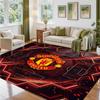 Manchester United Design Kristall Samt Teppich Weiche Dekorative Matte für Schlafzimmer Eingang