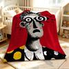 Dizzy Man Flannel Blanket Warm Soft Halloween Christmas Couch Warm Cozy Decorative Decor Gift for All Season