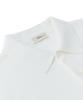 VERNO 26Ss Waffle Polo Knit White