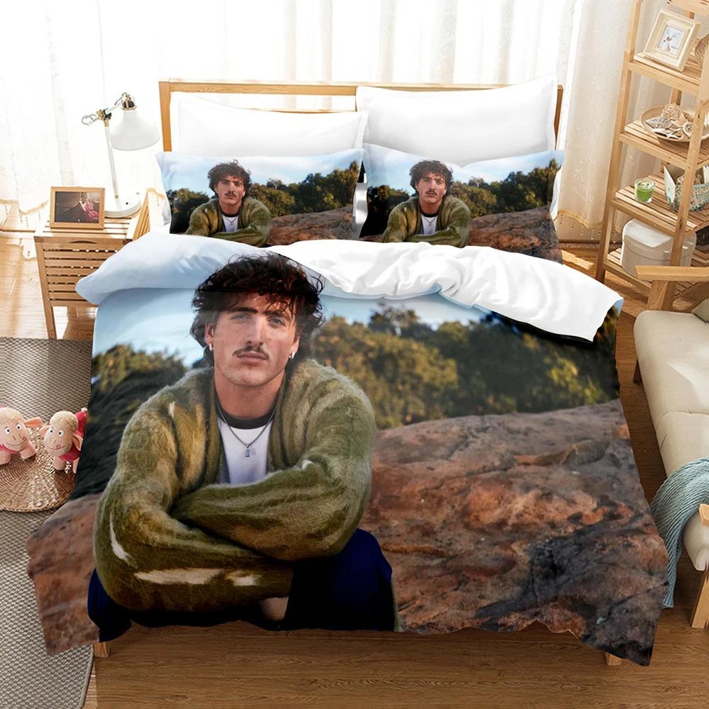 

Benson Boone Concert Bedding Collection Single Twin Full Queen King Size Bed Collection Aldult Boys Bedroom Duvetcover Collections Bed Sheet Set 24 EU SK(260x220cm)