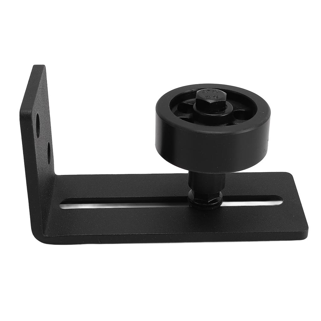 Sliding Barn Door Bottom Floor Guide Adjustable Roller Wall Mount System Quiet Carbon Steel