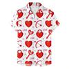 New Men's Hawaiian Short-sleeve Shirt Men's Turn-down Collar
