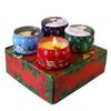 Christmas Candles Gift Set Set Of 4 Natural Scented Candles For Home Long Lasting Soy Candles Gifts For Women Birthday Candles
