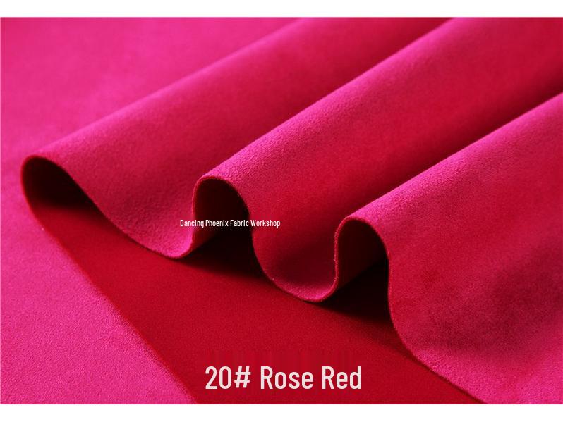 Luxury Snowflake Velvet Suede Air Layer Fabric - Thick, Stretchy, Soft, Delicate Knit