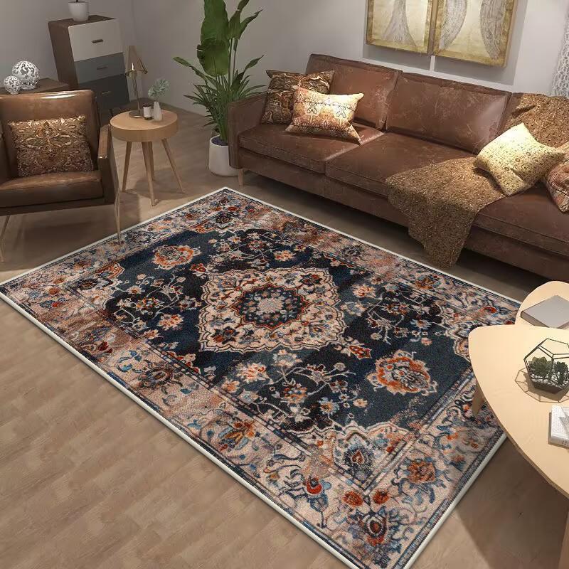 Bohemia Living Room Rugs Decoration Bedroom Deluxe Anti Slip Floor Mat Large Area Carpet Lounge Rug Persian Carpet Washable