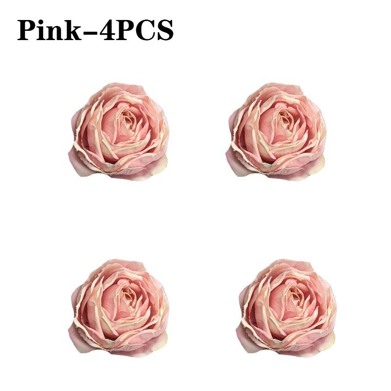 Valentine's Day Christmas Rose Napkin Rings Wedding Banquet Hotel Table Setting Decor DinnerNapkin Holders for Special Occasions
